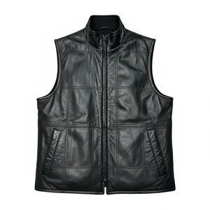 VTG Missani Le Collezione Reversible Leather Vest